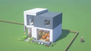 [Minecraft Tutorial] How to Build an aesthetic Modern Survival House