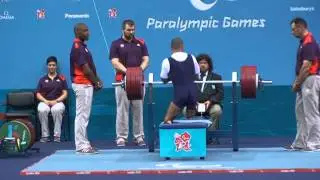 189kg at London 2012 Paralympic Games