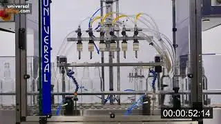Liquid Filling Machine - Posivac - 6 Head - Universal Filling Machine Company - Speed Evaluation