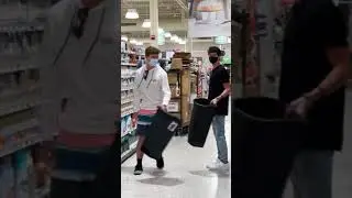 Double Trash Prank! #shorts