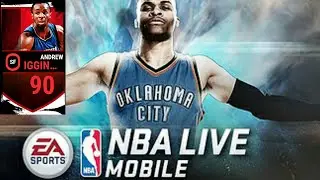 90 OVR ANDREW WIGGINS SUMMER ELITE ( NBA LIVE MOBILE )