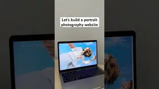 Let&rsquo;s build a portrait photography website #webdesign #photographybusiness