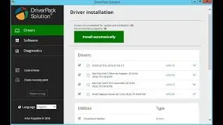 Самое простое, DriverPack Solution, интуитивно понятное.