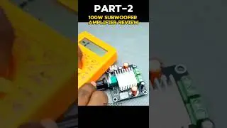 Part 2- 100w subwoofer review! #reels #shorts #diy #youtube #share #amplifier #basslovers