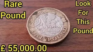 Rare Pound £ 55,000.00 Look For This Most Valuable Error Coin U.K Elizabeth II Worth Money 