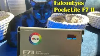 FalconEyes PockeLite F7 II - Unboxing and First Look - F7 2 RGB LED Light
