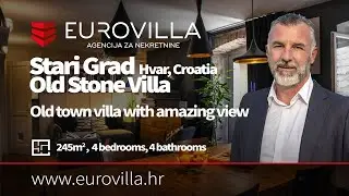 Eurovilla - Stari Grad, Hvar, Croatia - Old Stone House with 4 apartment like bedrooms