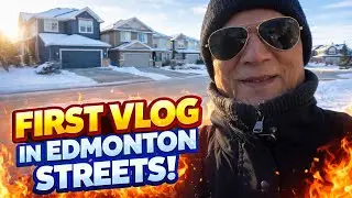 How Life Works in Extreme Cold ❄️ | Edmonton Streets & Daily Routine