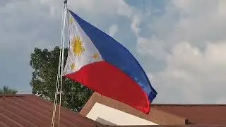 PHILIPPINE FLAG WAVING