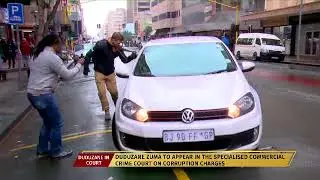 Afro Worldview reporter Sindisiwe Twala reporting live from the Specialised Commercial Crimes Court