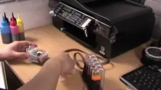 Continuous Ink System (CISS CIS) installation and test on BX310FN