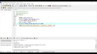 Sum of float value in c