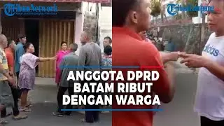 VIRAL ANGGOTA DPRD BATAM RIBUT DENGAN WARGA GARA GARA TEGUR PEMUDA NONGKRONG |@TribunLampungOfficial