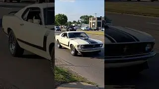 1970 Ford Mustang Boss 302 Classic Car Drive By Engine Sound Woodward Dream Cruise 2025