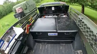 M1028 CUCV Military Pickup - added a 62 gallon diesel transfer tank-tool box combo by Better Built