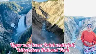 Lower Brink water fall Yellowstone National Park USA | Indian Vlogger in USA | America Vlog 