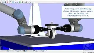 Bi-handed UR5 Robotic Assembly