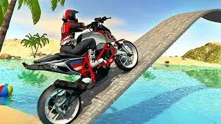 Beach Motorbike Stunts Master 2019 Gameplay