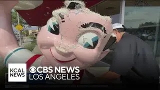 Bob's Big Boy in Downey works to restore iconic statue