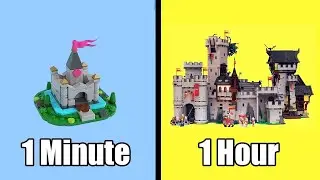 1 Minute Vs 1 Hour LEGO Castle Challenge