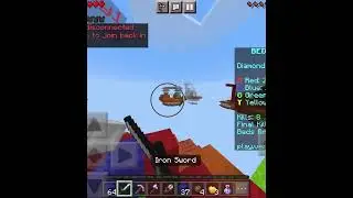 The Fireball Almost Worked Against Me | Venity Bedwars | #shorts #bedwars #mobilegaming