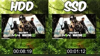Warzone 2.0 | SSD против HDD | Тест на время загрузки | Тест производительности игры