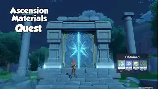 Gathering Boreals Wolfs Milk Tooth Ascension material for lvl20 weapon | Genshin Impact