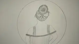 Aesthetic Pencil Drawing That Speaks Without a Face #PencilSketch #drawing #aestheticart#girldrawing