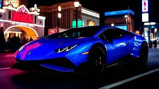 Neon Reflections on an Endless night