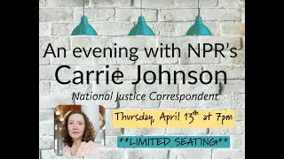 An Evening with Carrie Johnson