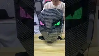 Be a shining star 🌟,Crelander motorcycle backpack with led eyes