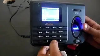 C101 Realtime Biometric Attendance Machine for Pen Drive Backup from USB Port in Excel Format