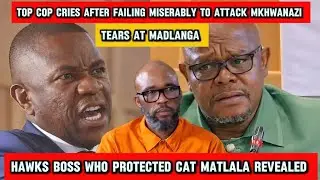 Top Cop Cries After Failing Miserably To Attack Mkhwanazi-Hawks Boss Protected Cat Matlala Revealed