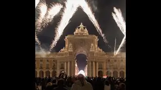 The Most Epic Fireworks Show in Lisbon, Portugal