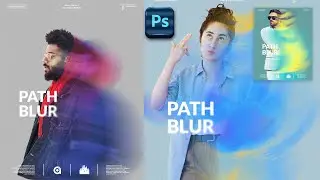 Path blur effect and here is how you can make it using Photoshop
