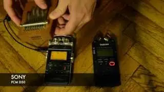 Sony PCM D50 vs Zoom H4n vs Tascam DR-40