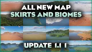All Unique Maps & Map Skirts | Planet Zoo Update 1.11