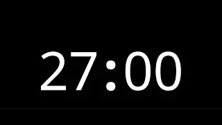 27 Minute Countdown Timer