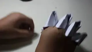 how to make an origami paper claw easy