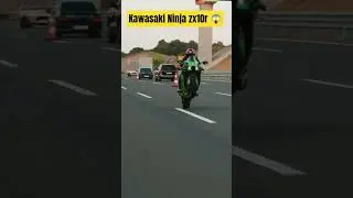 Kawasaki Ninja zx10r 😱😱 super bike 🚲🚲