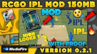 Real Cricket Go Mega🔥Mod IPL And Akash Chopra Commentary😲|| 0.2.1||😊Real Cricket Go