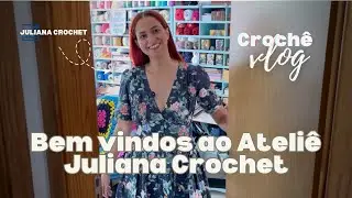 Bem-vindos ao meu Ateliê de Crochet 🧶 Vlog mostrando meu espaço de trabalho