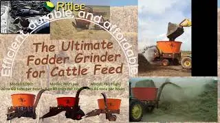 Efficient, durable, and affordable Roto Grinder tractor for grinding ALL types of feed bales!