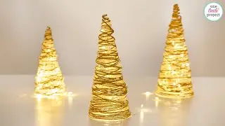 DIY String Christmas Tree | Easy Twine Christmas Tree Decoration