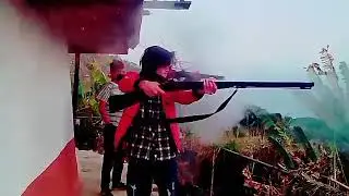 Dangerous Gun shooting on marriage ceremony in Nepal