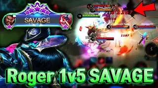 MY *BEST* SAVAGE IN MOBILE LEGENDS!? | Roger | MobaZane | MLBB