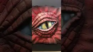 #dragon #dragoneye #leatherart #leathercraft #eyes