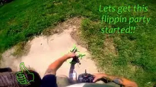 ZMR-250 FPV MiniQuad, Learning to Line Of Sight Flip GoPro studio compilation