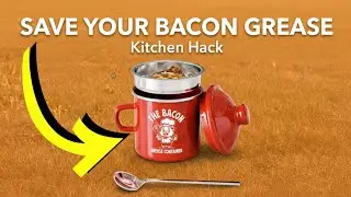 Save Your Bacon Grease The Right Way With This Container!