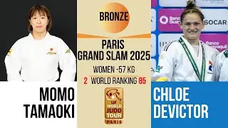 Momo TAMAOKI VS Chloe DEVICTOR | PARIS Grand Slam 2026 | BRONZE -57 kg